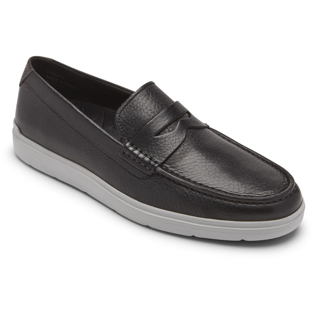 Rockport Singapore Mens Loafers - Total Motion Lite Penny Black - IE8049516